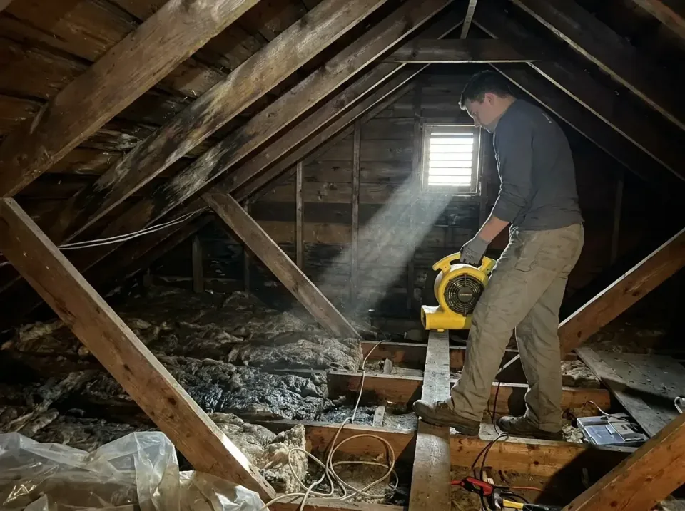 attic-water-damage-drying-proc-007 — frequently asked questions, Emergency Water Extraction & 24/7 Flood Response in Big Bea…
